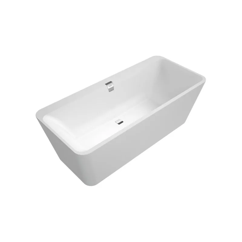 Villeroy Boch Squaro Excellence Duo Badewanne Freistehend Weiss