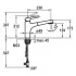 KWC SUNO Einhebel Küchenarmatur A230, Niederdruck Skizze