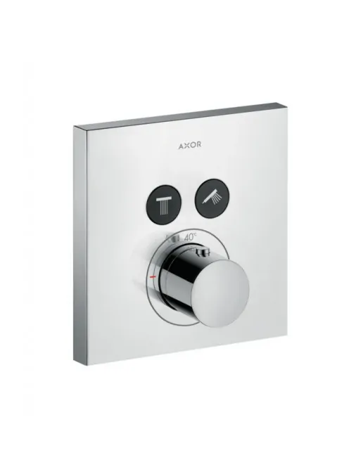 ShowerSelect Square Thermostat Unterputz für 2 Verbraucher