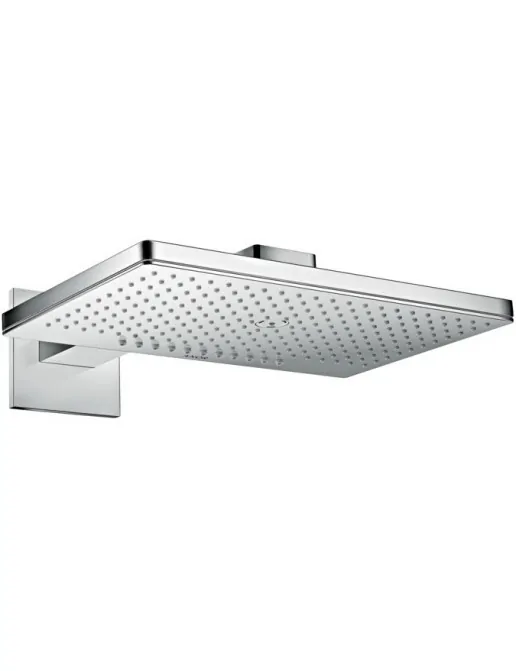 ShowerSolutions Kopfbrause 460/300 2jet mit Brausenarm und eckige Rosette