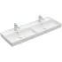 Villeroy & Boch Collaro Schrank-Doppelwaschtisch 1300 x 470 mm, mit Überlauf