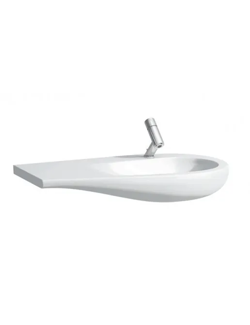 Laufen Il Bagno Alessi One Möbelwaschtisch, Ablage links 900 mm weiss