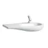 Laufen Il Bagno Alessi One Möbelwaschtisch, Ablage links 900 mm weiss