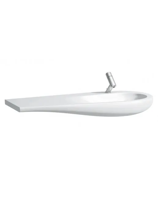 Laufen Il Bagno Alessi One Möbelwaschtisch, Ablage links 1200 mm weiss