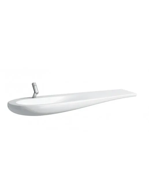 Laufen Il Bagno Alessi One Möbelwaschtisch, Ablage rechts 1600 mm weiss