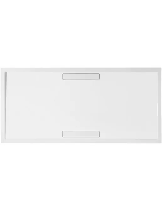 Villeroy & Boch Squaro Super Flat Duschwanne, Alpin White, Stone White