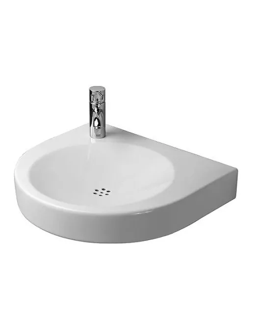 Waschtisch Vital Med ohne Überlauf, 575 x 520 mm, weiss