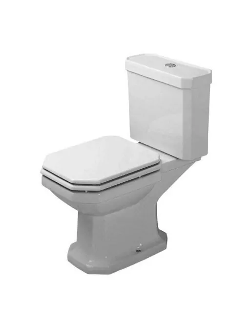 Stand-WC-Tiefspüler Kombination 355 x 665 mm