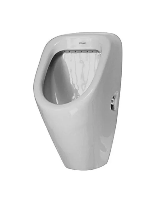 Urinal 345 x 315 mm, Zulauf hinten, mit/ohne Fliege, weiss