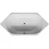 Duravit D-Code Sechseck-Badewanne 1900 x 900, weiss