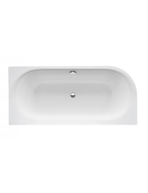 Schmidlin Sella Shape Right Duo Badewanne, weiss