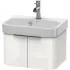 Duravit Happy D.2 Waschtischunterbau, Weiss Hochglanz