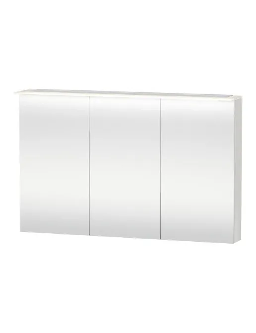 Duravit Happy D.2 Spiegelschrank mit Beleuchtung, Weiss Hochglanz, 1200 mm