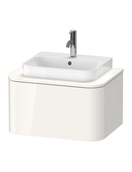 Duravit Happy D.2 Plus Waschtischunterbau, Weiss Hochglanz