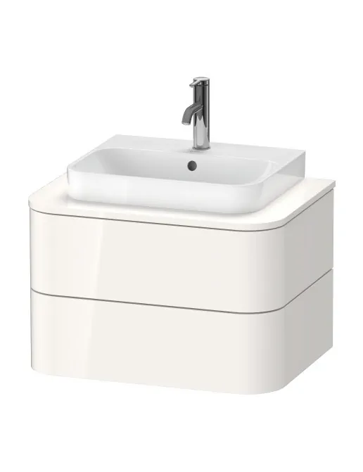 Duravit Happy D.2 Plus Waschtischunterbau für Konsole, Weiss Hochglanz