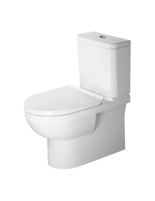 Stand-WC Kombination Duravit Rimless®, 365 x 650 mm