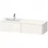 Duravit Happy D.2 Plus Waschtischunterbau, Weiss Hochglanz, links