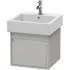 Duravit Ketho Waschtischunterbau 1 Tür, 450 x 440 mm, Betongrau