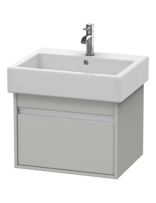 Duravit Ketho Waschtischunterbau 1 Tür, 550 x 440 mm, Betongrau