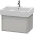 Duravit Ketho Waschtischunterbau 1 Tür, 650 x 440 mm, Betongrau