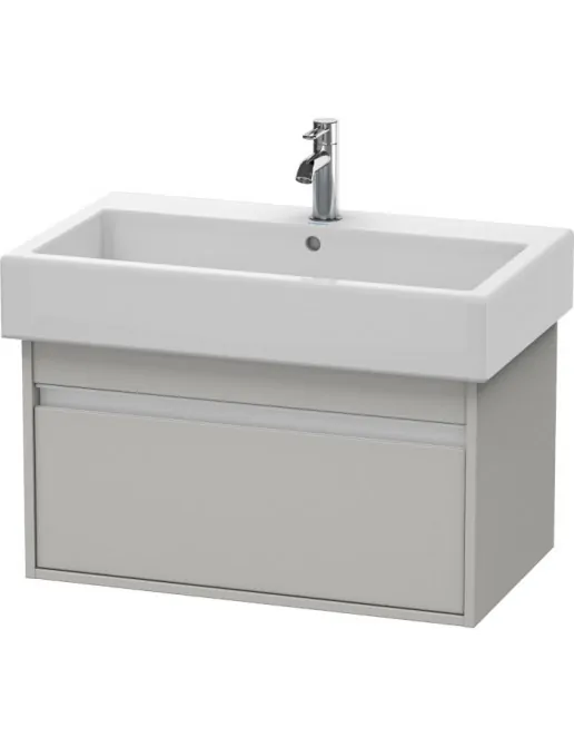 Duravit Ketho Waschtischunterbau 1 Tür, 750 x 440 mm, Betongrau