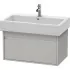 Duravit Ketho Waschtischunterbau 1 Tür, 750 x 440 mm, Betongrau