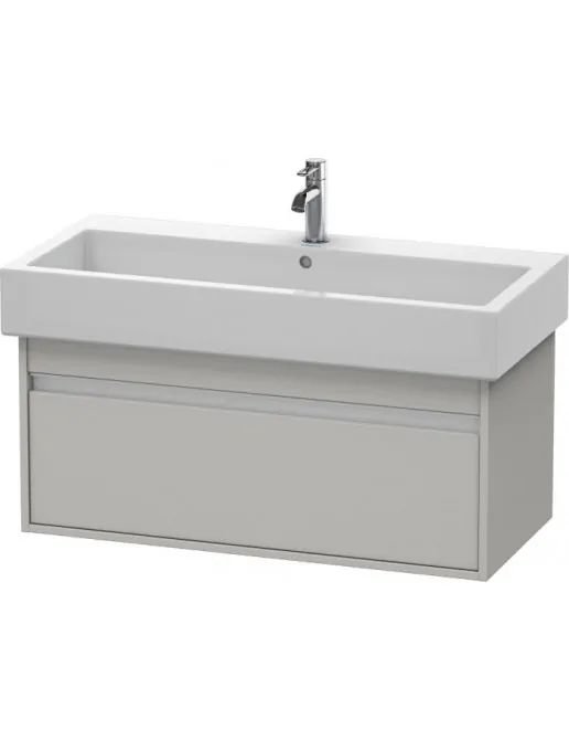 Duravit Ketho Waschtischunterbau 1 Tür, 950 x 440 mm, Betongrau