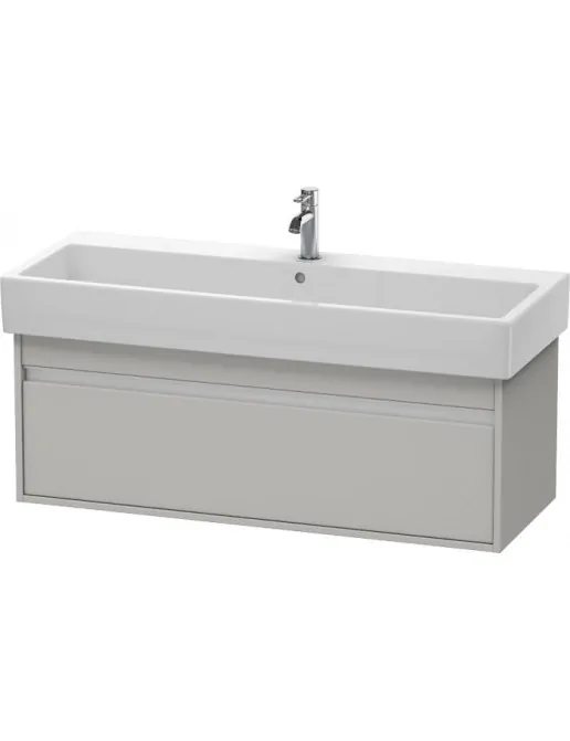 Duravit Ketho Waschtischunterbau 1 Tür, 1150 x 440 mm, Betongrau