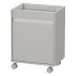 Duravit Ketho Rollcontainer 1-türig, 500 x 360 mm, Betongrau