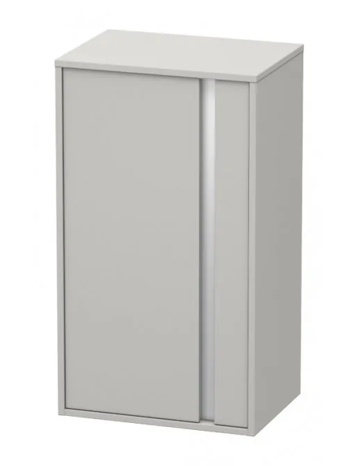 Duravit Ketho Halbhochschrank 1-türig, 500 x 360 mm, Links, Betongrau