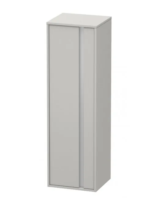 Duravit Ketho Hochschrank 1-türig, 1320 x 400 mm, Links, Betongrau