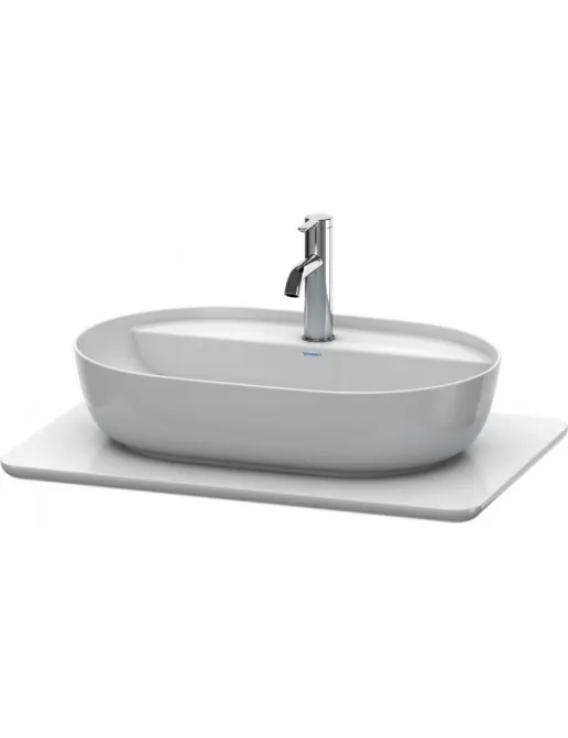 Duravit Luv Quarzsteinkonsole, Weiss