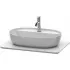 Duravit Luv Quarzsteinkonsole, Weiss