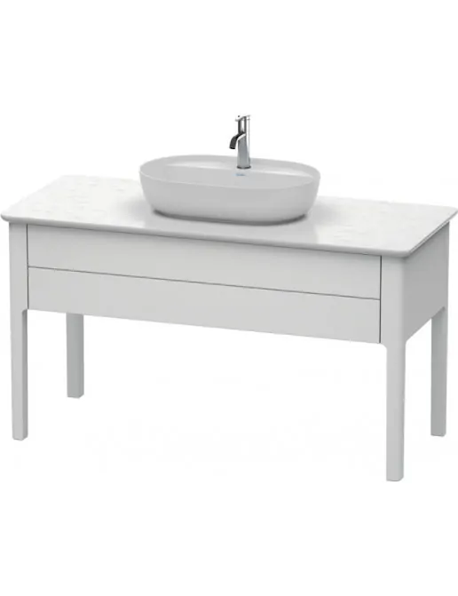 Duravit Luv Waschtischunterbau für Konsole stehend mit 1 Auszug, 1338 x 570 mm, Weiss Seidenmatt