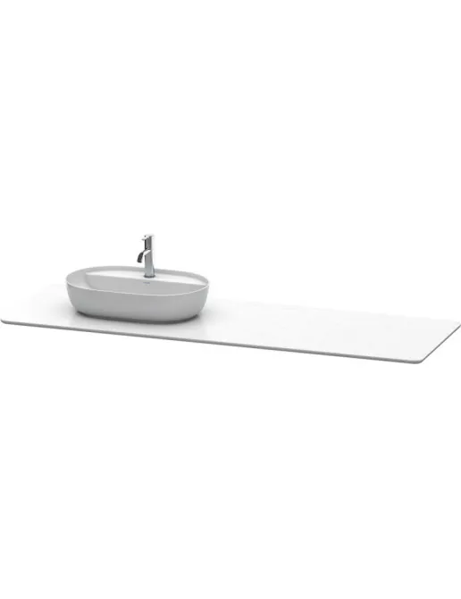 Duravit Luv Quarzsteinkonsole 1783 x 595 mm, links, Weisse Struktur