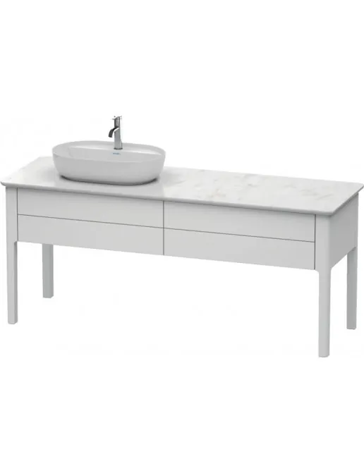 Duravit Luv Waschtischunterbau für Konsole stehend, 1733 mm, Weiss seidenmatt