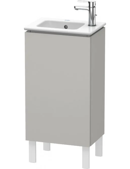 Duravit L-Cube Waschtischunterbau stehend 1 Tür L/R, Betongrau matt