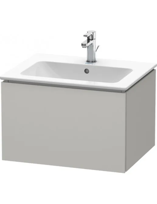 Duravit L-Cube Waschtischunterbau 1 Auszug, Breite: 620 mm, Betongrau