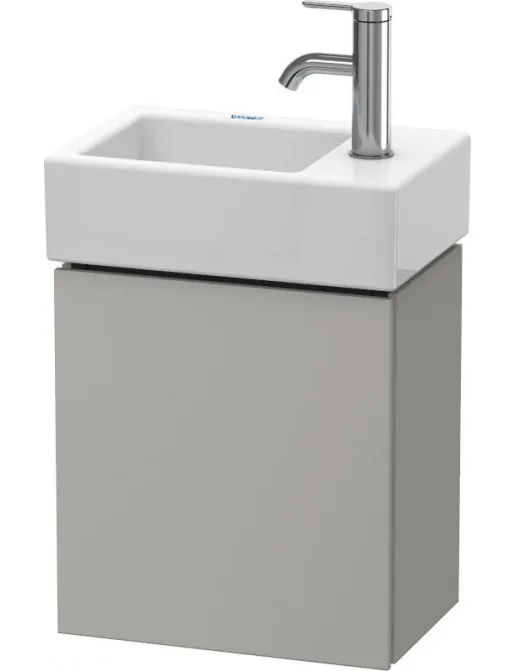 Duravit L-Cube Waschtischunterbau 1 Tür L/R, Breite: 364 mm, Betongrau