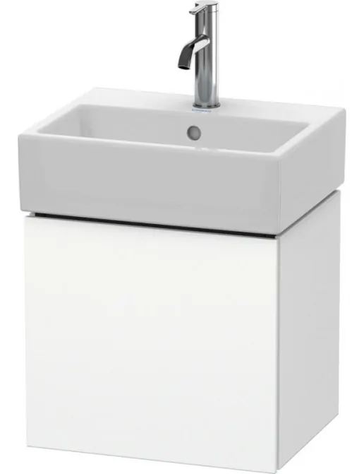 Duravit L-Cube Waschtischunterbau 1 Tür L/R, B: 434 mm, Weiss matt