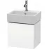 Duravit L-Cube Waschtischunterbau 1 Tür L/R, B: 434 mm, Weiss matt