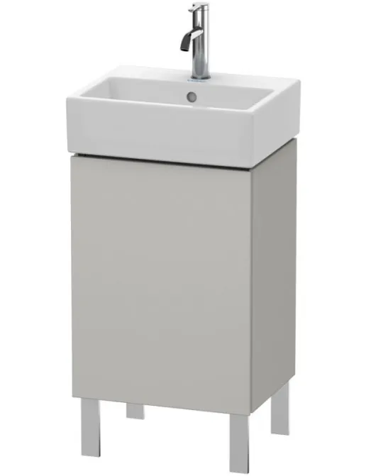 Duravit L-Cube Waschtischunterbau stehend, 1 Tür L/R, B: 434 mm, Betongrau