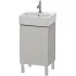 Duravit L-Cube Waschtischunterbau stehend, 1 Tür L/R, B: 434 mm, Betongrau