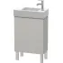 Duravit L-Cube Waschtischunterbau stehend, 1 Tür L/R, B: 480 mm, Betongrau