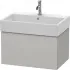 Duravit L-Cube Waschtischunterbau 1 Auszug, B: 684 mm, Betongrau