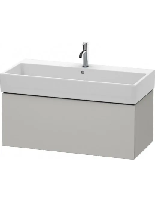 Duravit L-Cube Waschtischunterbau 1 Auszug, B: 984 mm, Betongrau