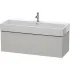 Duravit L-Cube Waschtischunterbau 1 Auszug, B: 1184 mm, Betongrau