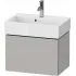 Duravit L-Cube Waschtischunterbau Compact, 1 Auszug, B: 584 mm, Betongrau