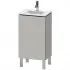 Duravit L-Cube Waschtischunterbau bodenstehend, 1 Tür L/R, B: 440 mm, Betongrau