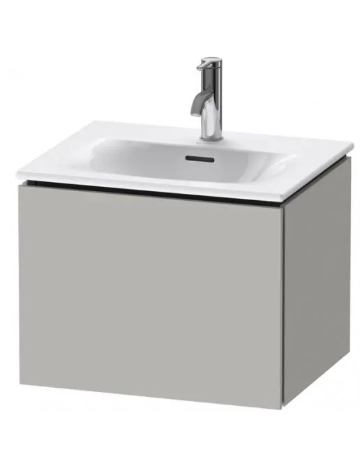 Duravit L-Cube Waschtischunterbau bodenstehend, 1 Auszug, B: 520 mm, Betongrau